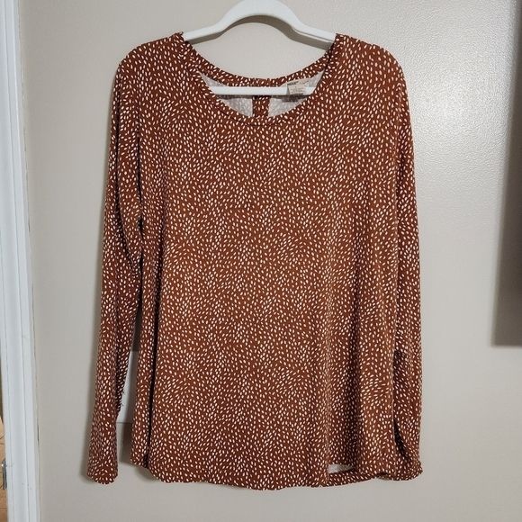 Duluth Trading Co Tops - Duluth Trading Pima Cotton Willow Knit Long Sleeve Top, sz L